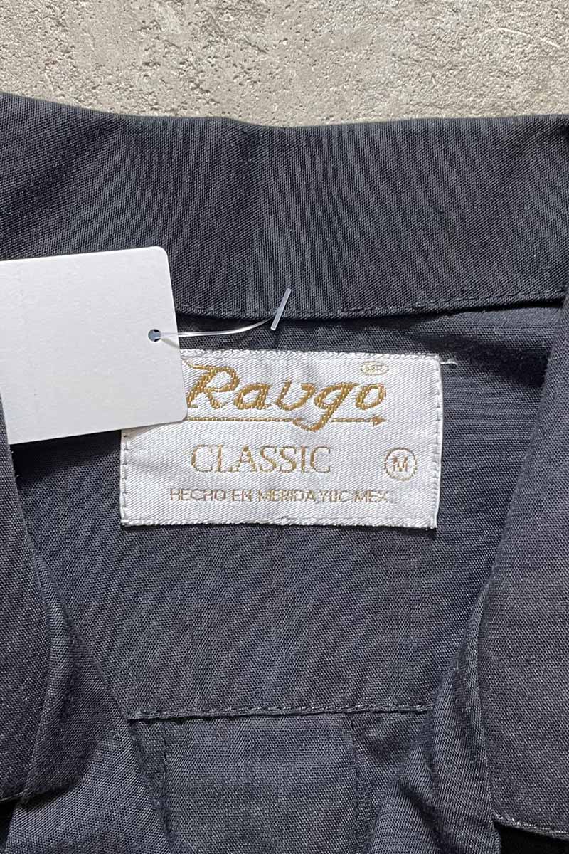80'S CUBA S/S SHIRT / BLACK [SIZE:M USED]