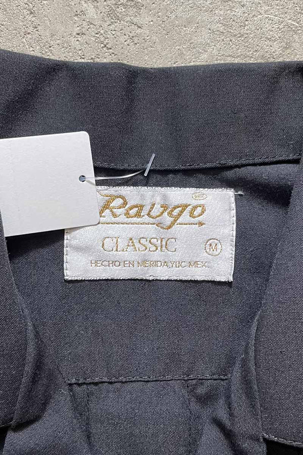 80'S CUBA S/S SHIRT / BLACK [SIZE:M USED]