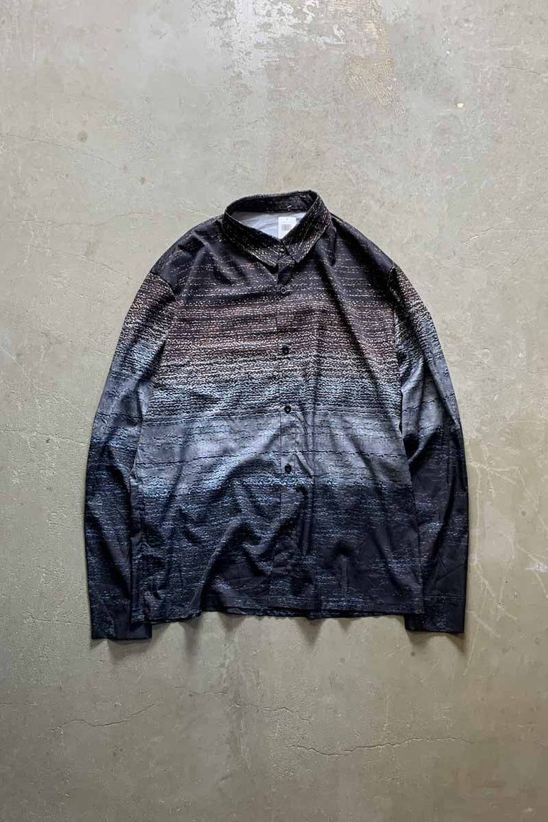 L/S DIGITAL PRINT SHIRT / MULTI [SIZE: M USED]