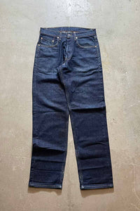 MADE IN USA 98'S 568 DENIM PANTS / INDIGO [SIZE: W32L36 USED]