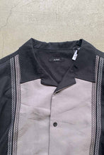 画像をギャラリービューアに読み込む, S/S STITCH TWO TONE DESIGN MODAL POLY SHIRT / BLACK [SIZE: XL USED]
