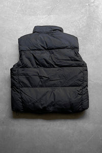 90'S RIP STOP DOWN VEST / BLACK [SIZE: M USED]