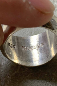 MADE IN MEXICO 925 SILVER RING [SIZE: 12号相当 USED]