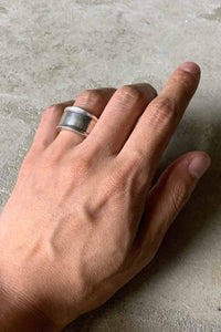 925 SILVER RING [SIZE: 10号相当 USED]