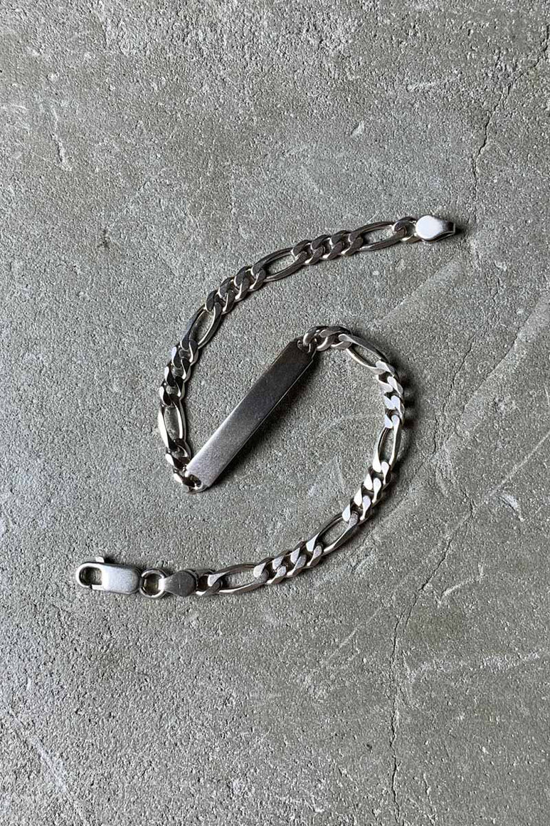 925 SILVER ID BRACELET [SIZE: ONE SIZE USED]
