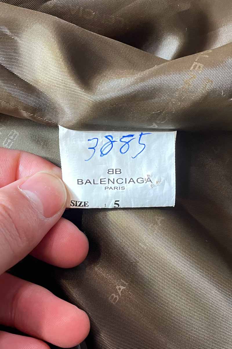 97'S LAMB LEATHER JACKET / BROWN [SIZE: L equivalent USED]