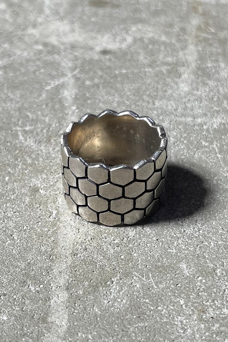 925 SILVER RING SILVER [SIZE: 16号相当 USED]