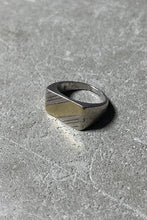 画像をギャラリービューアに読み込む, 925 SILVER RING W/14K GOLD /SILVER [SIZE: 15.5号相当 USED]
