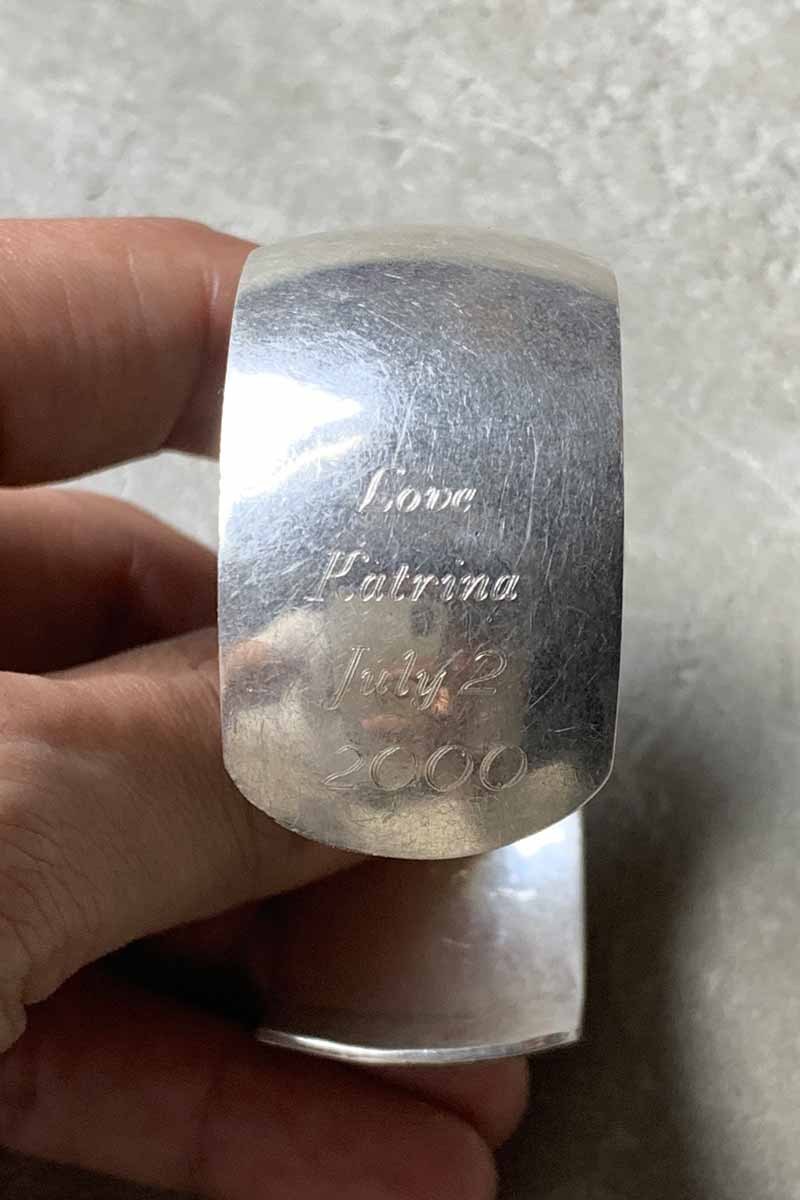 MADE IN MEXICO 925 SILVER BANGLE [SIZE: ONE SIZE USED]