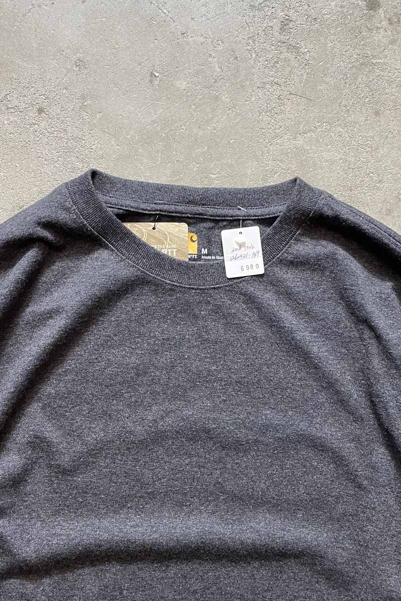L/S TEE SHIRT / GRAY [SIZE: M DEAD STOCK]