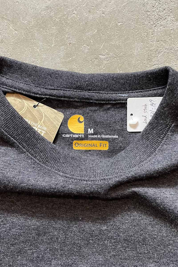 L/S TEE SHIRT / GRAY [SIZE: M DEAD STOCK]