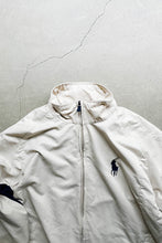 画像をギャラリービューアに読み込む, 90&#39;S DOUBLE ZIP NYLON JACKET / BEIGE [SIZE: L USED]
