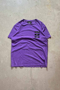LEAVE THE BOY ALONE T-SHIRT / PURPLE [SIZE: S USED]