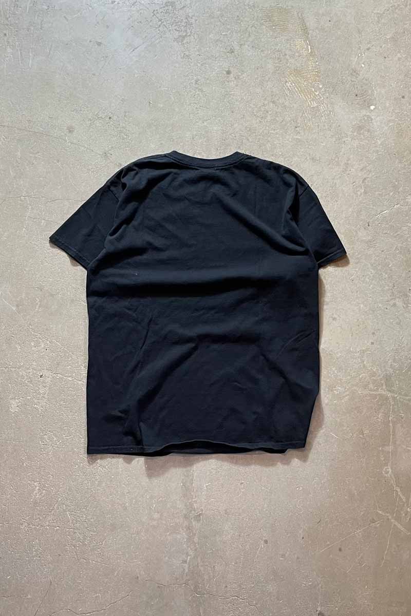 SCARRED 4 LIFE LOGO PRINT T-SHIRT / BLACK [SIZE: L USED]