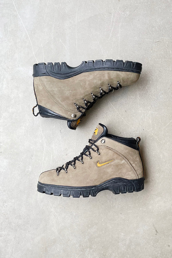 90'S MOUNTAIN TREKKING BOOTS / KHAKI [SIZE: US10.0 (27.0cm) USED]