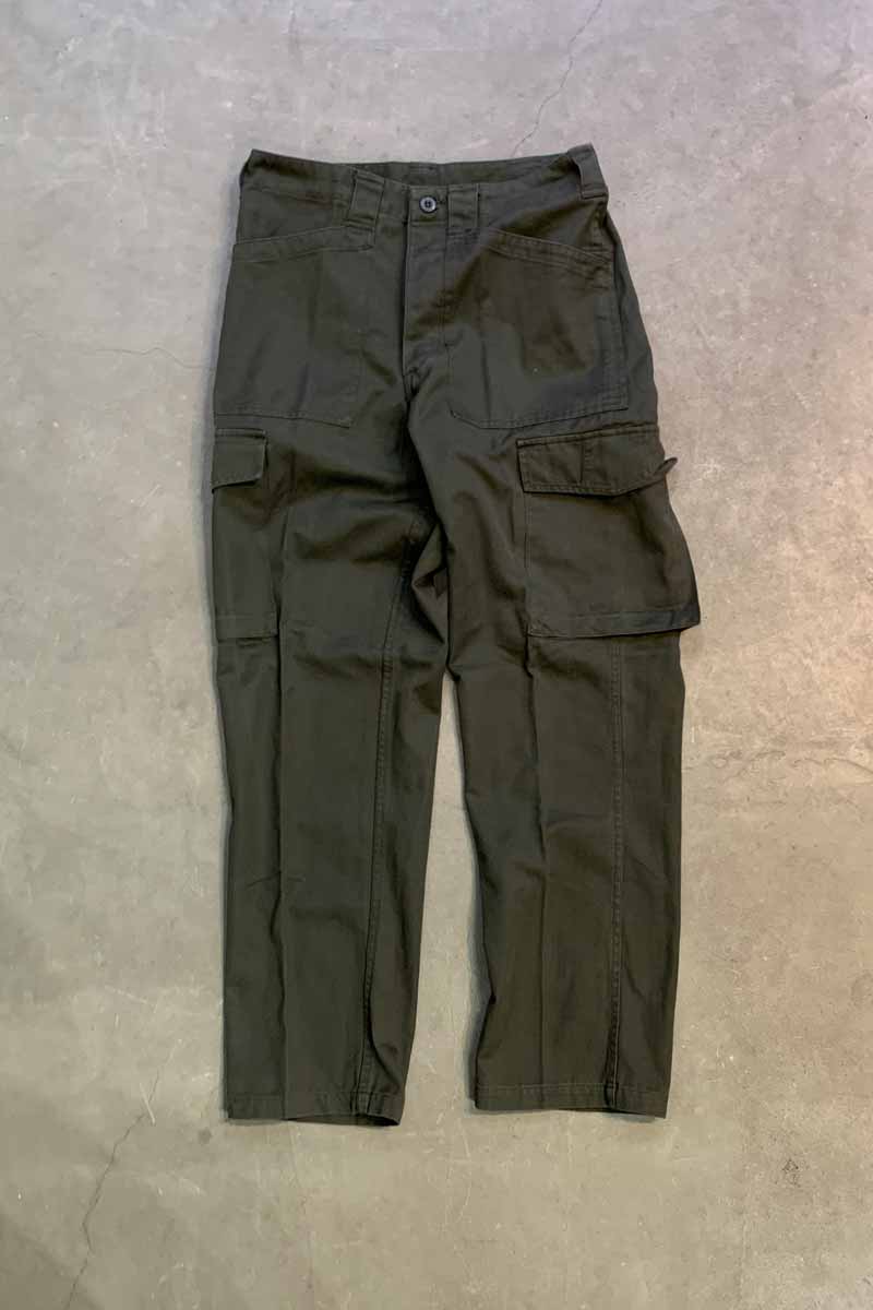 FATIGUE CARGO PANTS / OLIVE [SIZE: 88-92(S相当) USED]