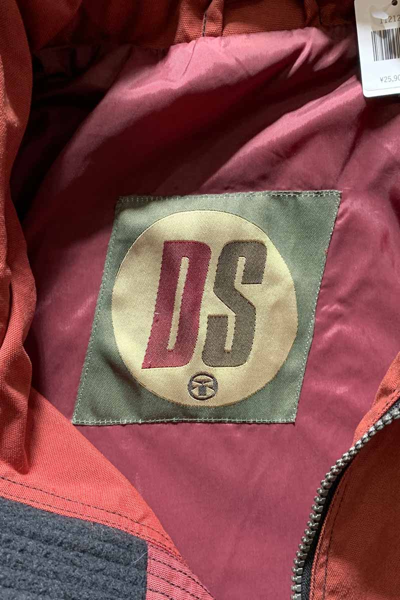 90-00s HALF-ZIP NYLON JACKET / BURGUNDY [SIZE: M USED]