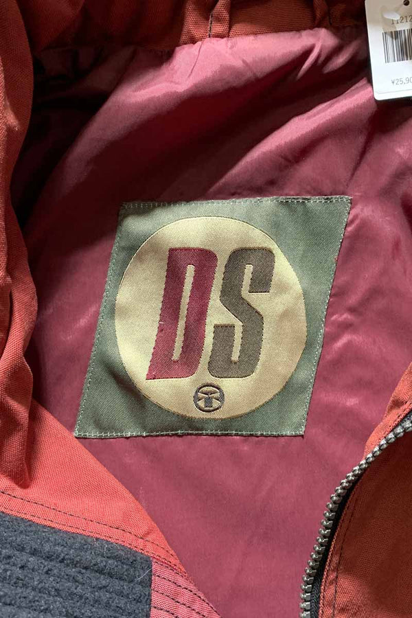 90-00s HALF-ZIP NYLON JACKET / BURGUNDY [SIZE: M USED]