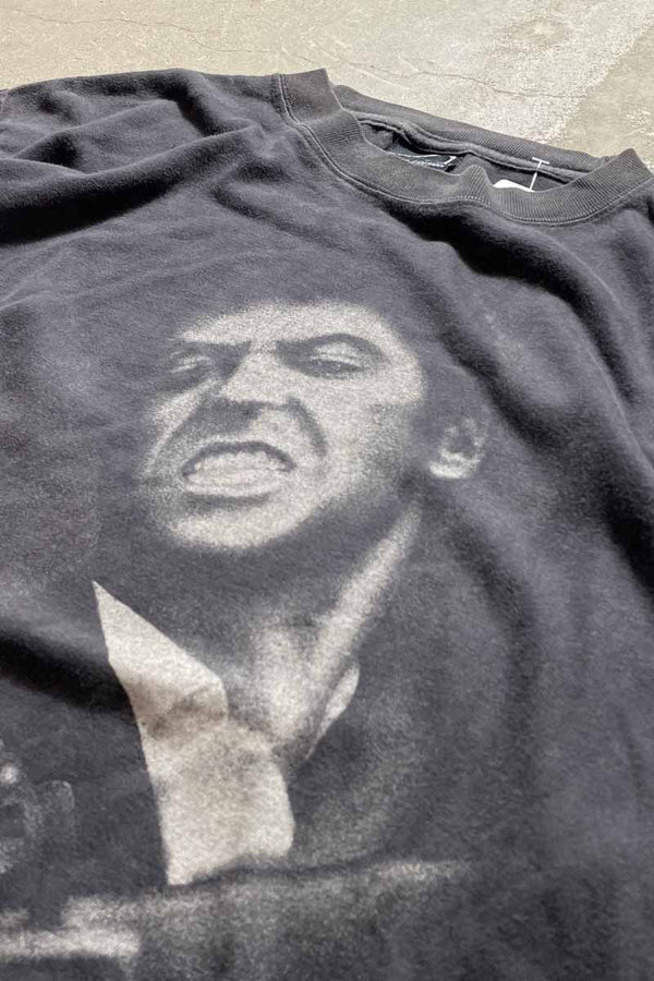90s S/S SCARFACE T-SHIRT / BLACK [SIZE: M USED]