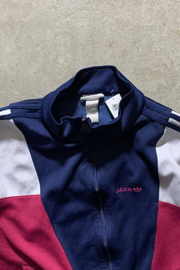 80'S ZIP UP TRACK JACKET / MULTI [SIZE: M USED]