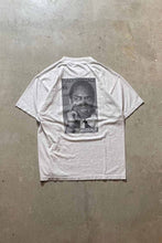 画像をギャラリービューアに読み込む, S/S MALCOLMX PRINT T-SHIRT/ GRAY [SIZE: L USED]
