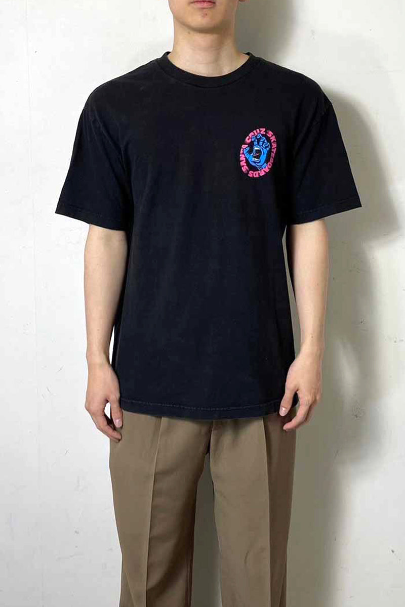 S/S LOGO BACK PRINT T-SHIRT USA Model / BLACK [SIZE: L USED]