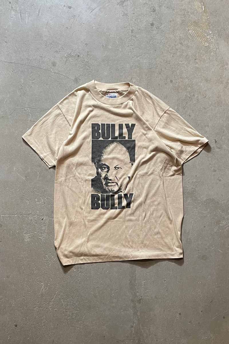 MADE IN USA 80'S BULLY T-SHIRT / BEIGE [SIZE: L USED]