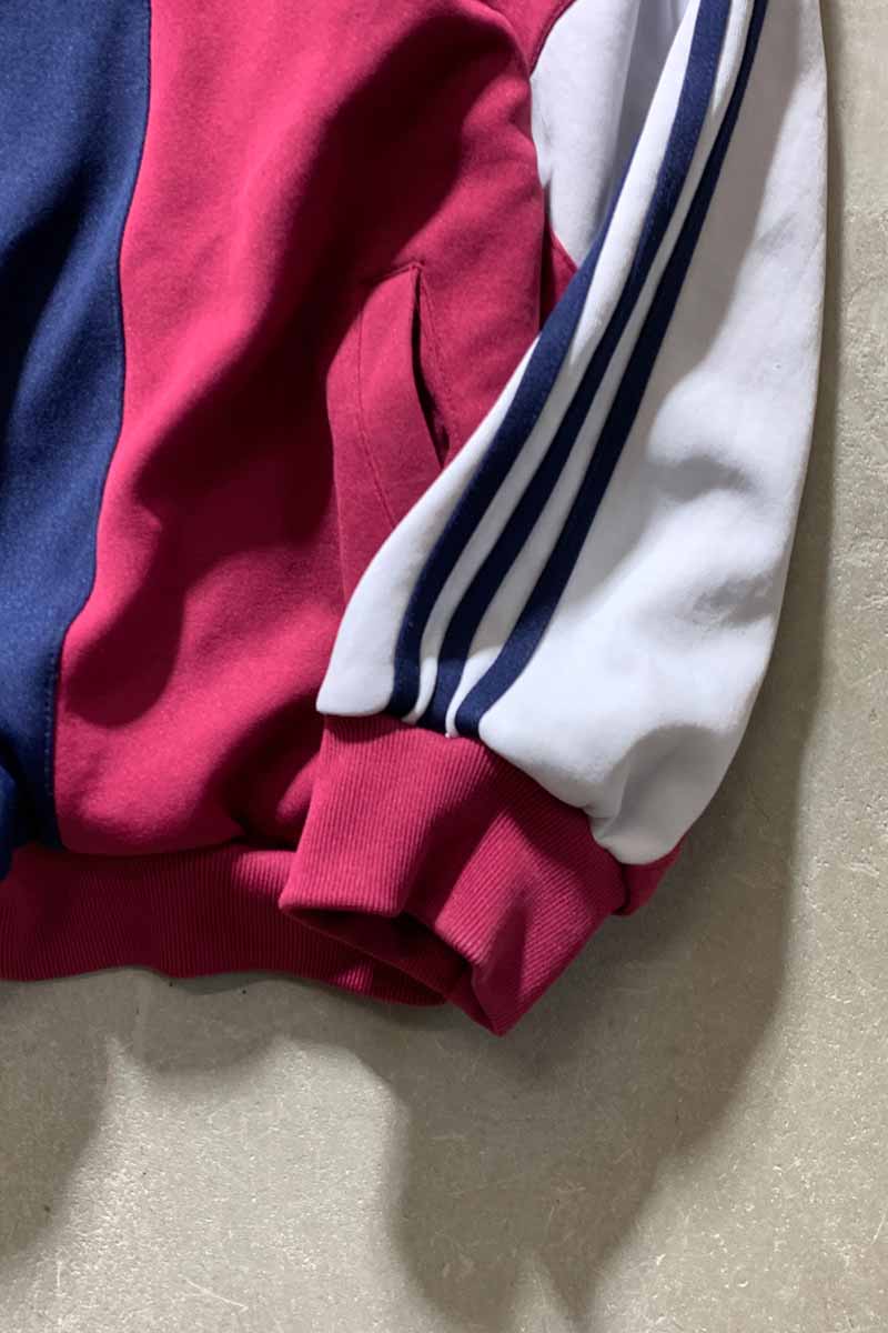 80'S ZIP UP TRACK JACKET / MULTI [SIZE: M USED]