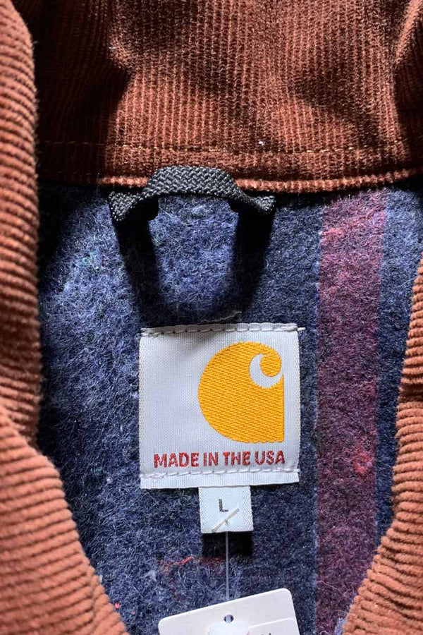 MADE IN USA 90'S DETROIT JACKET WITH BLANKET LINER / BEIGE [SIZE: L USED]