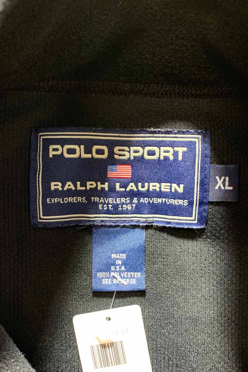MADE IN USA 90'S FLEECE VEST / BLACK [SIZE: XL USED]