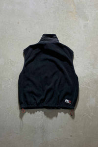 MADE IN USA 90'S FLEECE VEST / BLACK [SIZE: XL USED]