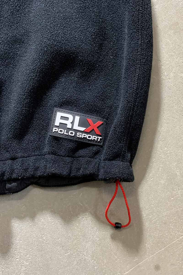 MADE IN USA 90'S FLEECE VEST / BLACK [SIZE: XL USED]