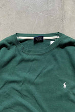 画像をギャラリービューアに読み込む, ONE POINT L/S THERMAL TEE SHIRT / GREEN [SIZE: L USED]
