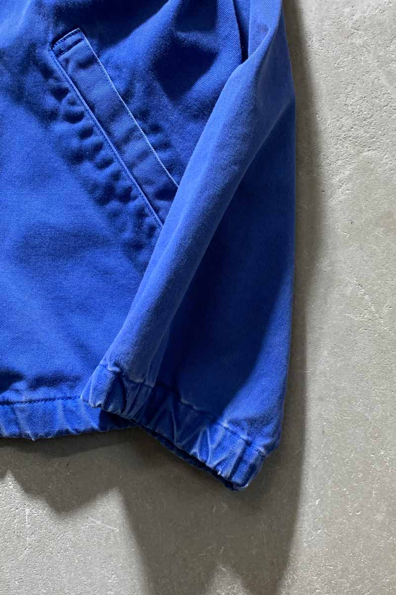 80-90s COTTON ZIP UP JACKET / BLUE [SIZE: S USED]