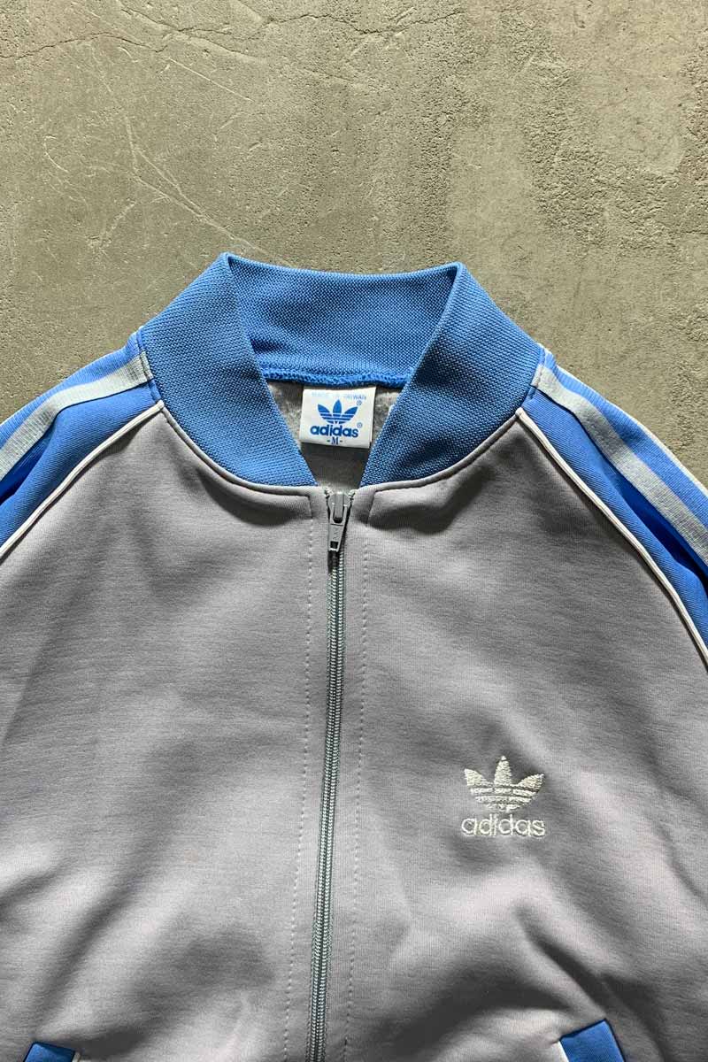 80'S TRACK JACKET / GRAY [SIZE: M USED]