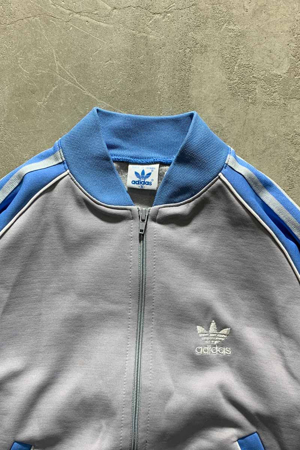 80'S TRACK JACKET / GRAY [SIZE: M USED]