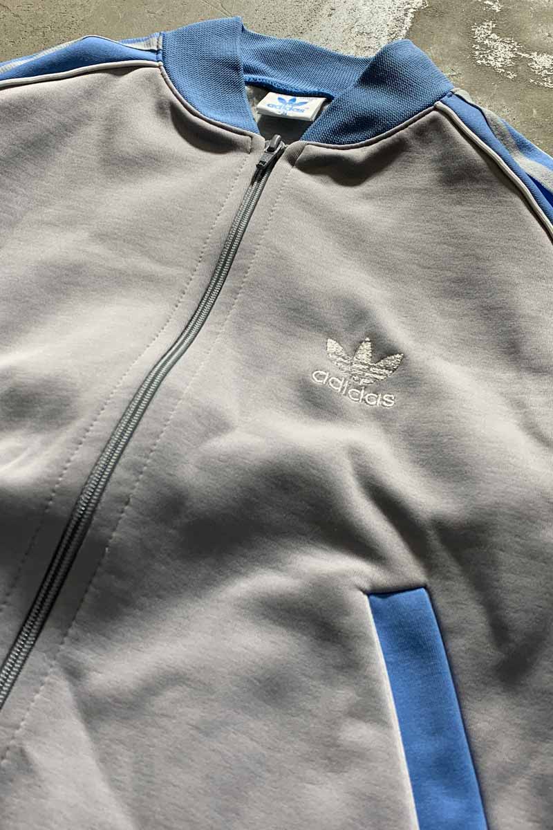 80'S TRACK JACKET / GRAY [SIZE: M USED]