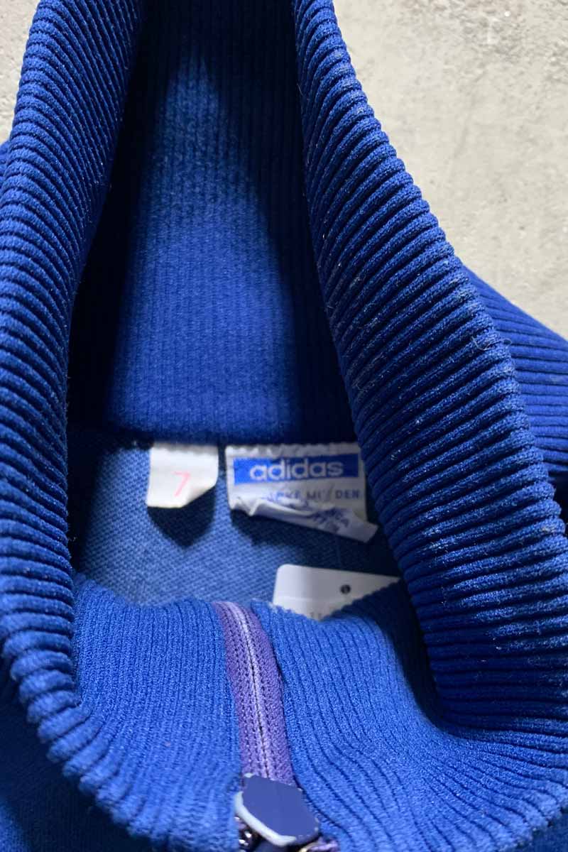 60'S ZIP UP TRACK JACKET / BLUE [SIZE: M USED]