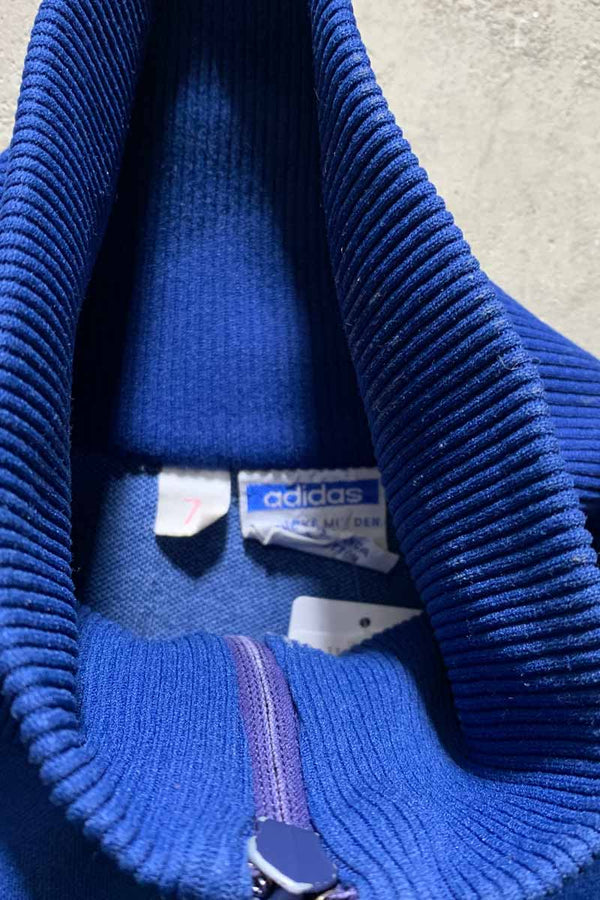 60'S ZIP UP TRACK JACKET / BLUE [SIZE: M USED]