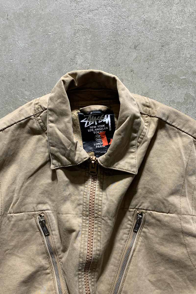 Y2K EARLY 00'S AUTHENTIC GEAR M-69 MILITARY JACKET / BEIGE [SIZE: L DEADSTOCK/NOS]