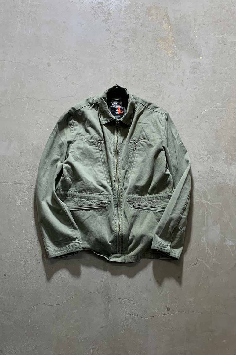 Y2K EARLY 00'S AUTHECTIC GEAR M-69 MILITARY JACKET / KHAKI [SIZE: L DEADSTOCK/NOS ]