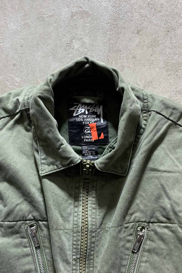 Y2K EARLY 00'S AUTHENTIC GEAR M-69 MILITARY JACKET / KHAKI [SIZE: L DEADSTOCK/NOS]