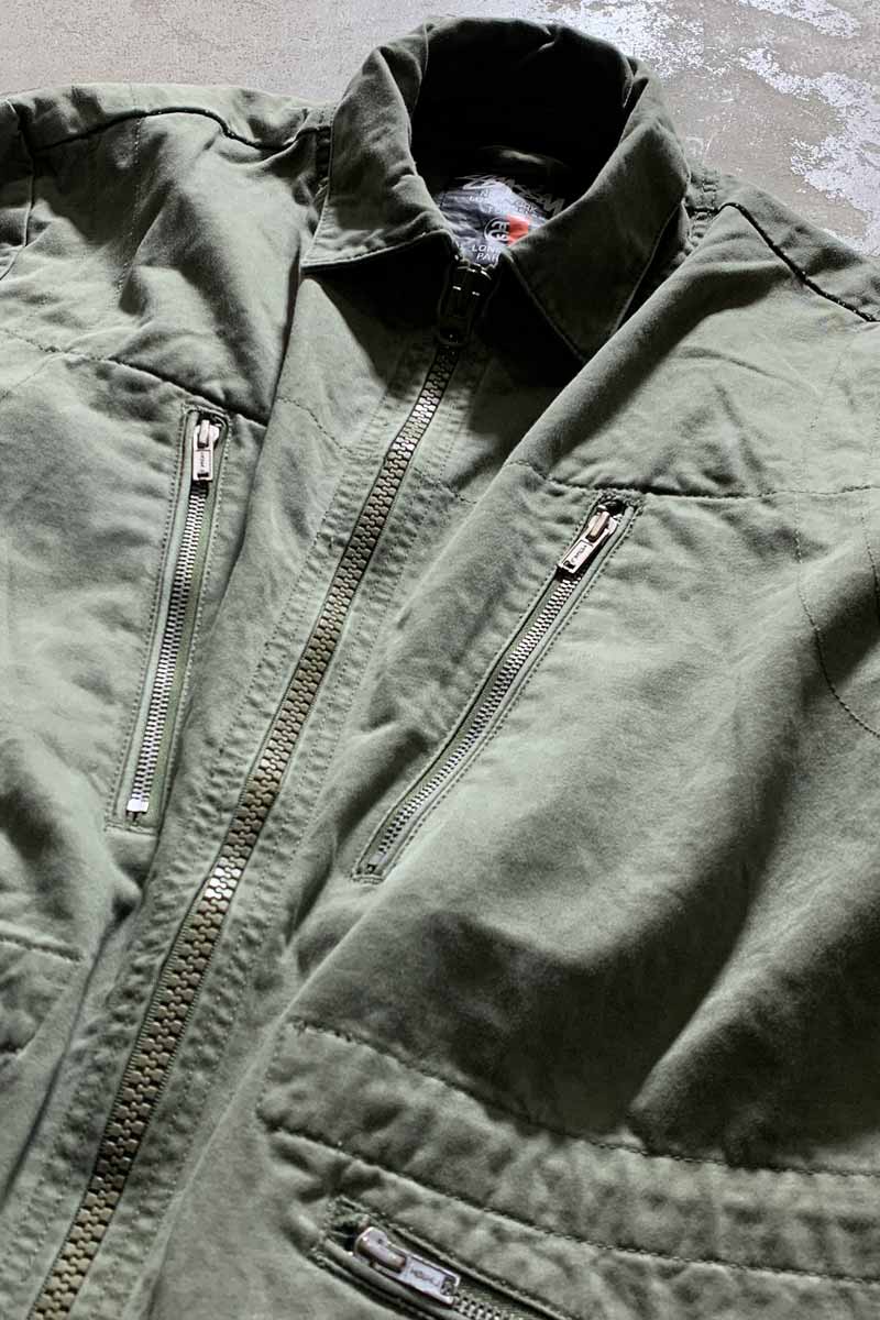 Y2K EARLY 00'S AUTHENTIC GEAR M-69 MILITARY JACKET / KHAKI [SIZE: L DEADSTOCK/NOS]