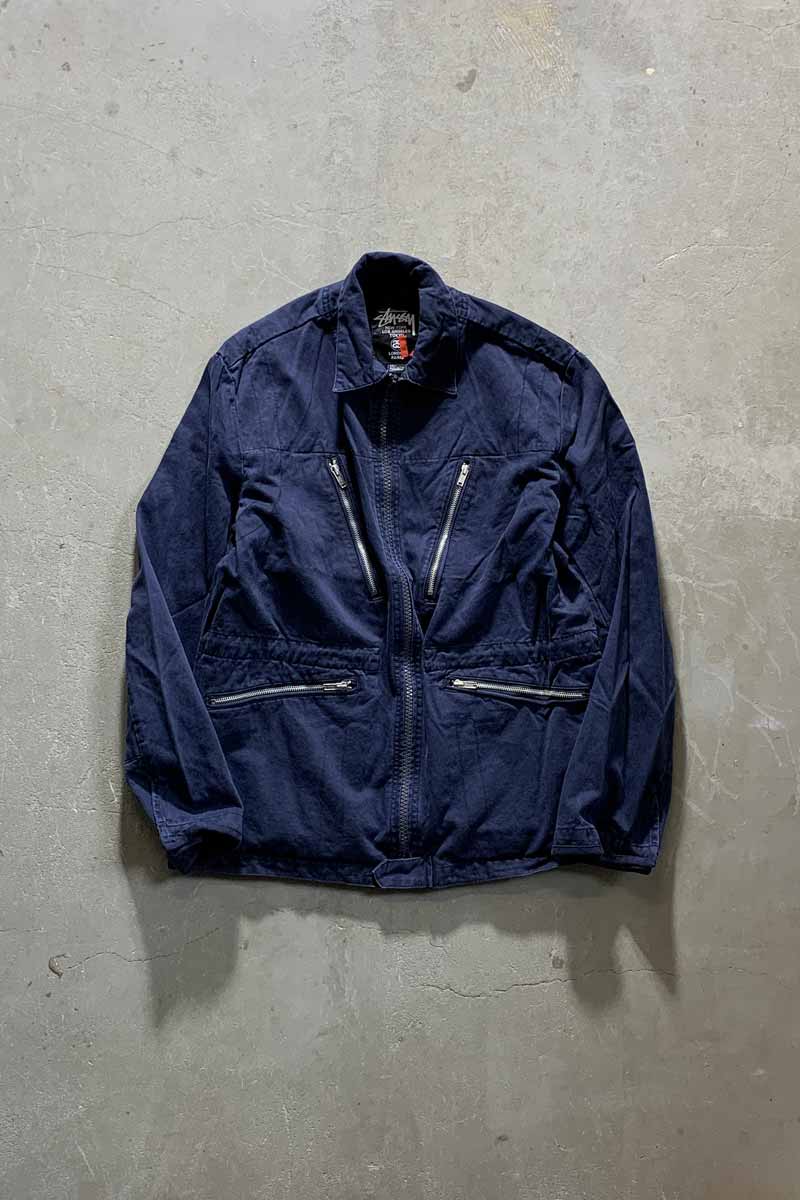 Y2K EARLY 00'S AUTHENTIC GEAR M-69 MILITARY JACKET / NAVY [SIZE: L DEADSTOCK/NOS]