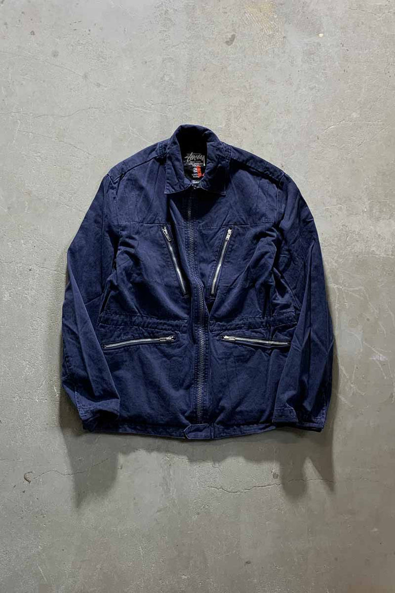 Y2K EARLY 00'S AUTHECTIC GEAR M-69 MILITARY JACKET / NAVY [SIZE: L DEADSTOCK/NOS ]