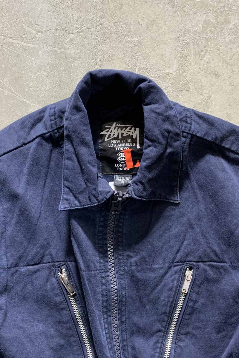 Y2K EARLY 00'S AUTHENTIC GEAR M-69 MILITARY JACKET / NAVY [SIZE: L DEADSTOCK/NOS]