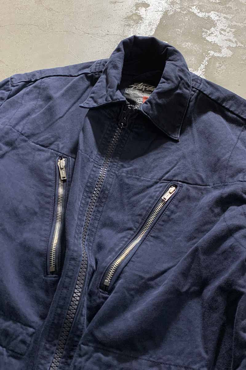 Y2K EARLY 00'S AUTHENTIC GEAR M-69 MILITARY JACKET / NAVY [SIZE: L DEADSTOCK/NOS]