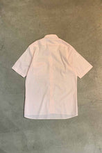 画像をギャラリービューアに読み込む, MADE IN USA 90&#39;S S/S STRIPE DRESS SHIRT / WHITE / PINK [SIZE: L USED]
