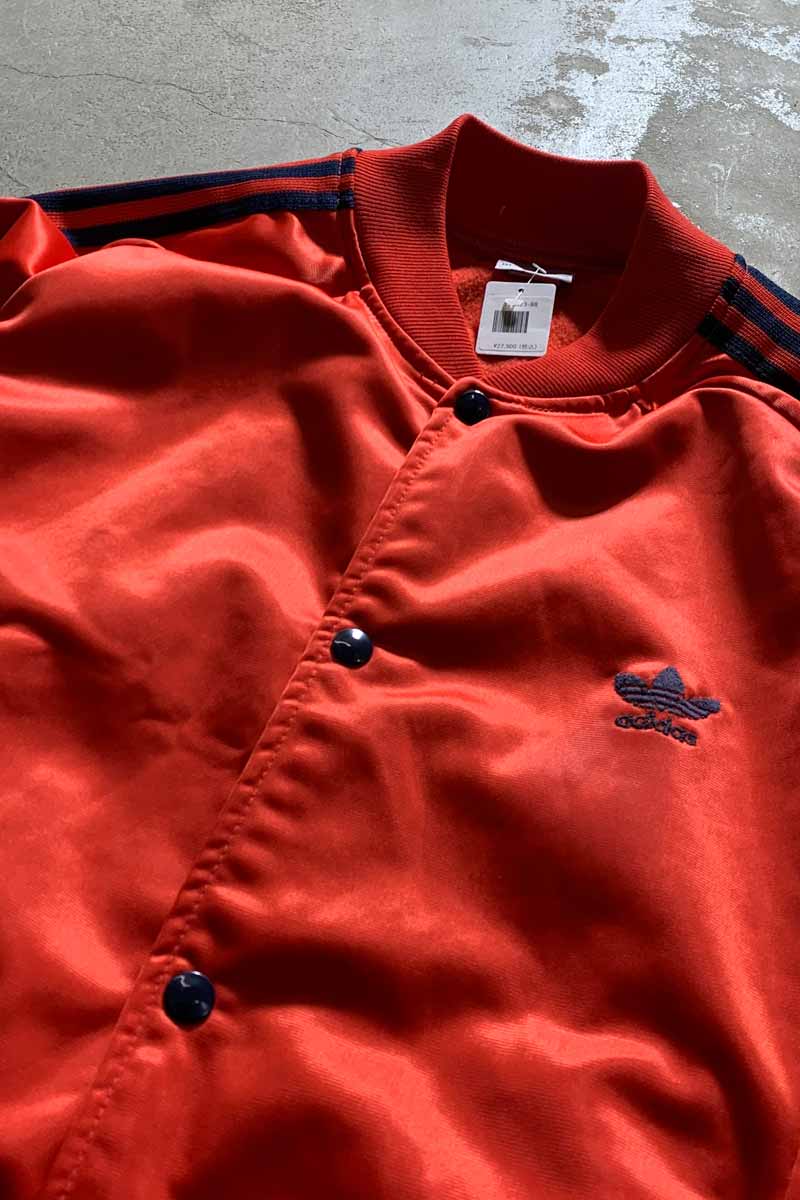 70'S SNAP BOTTON TRACK JACKET / RED [SIZE: L USED]