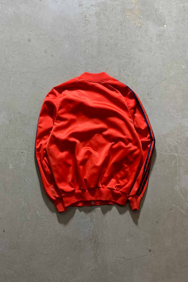 70'S SNAP BOTTON TRACK JACKET / RED [SIZE: L USED]